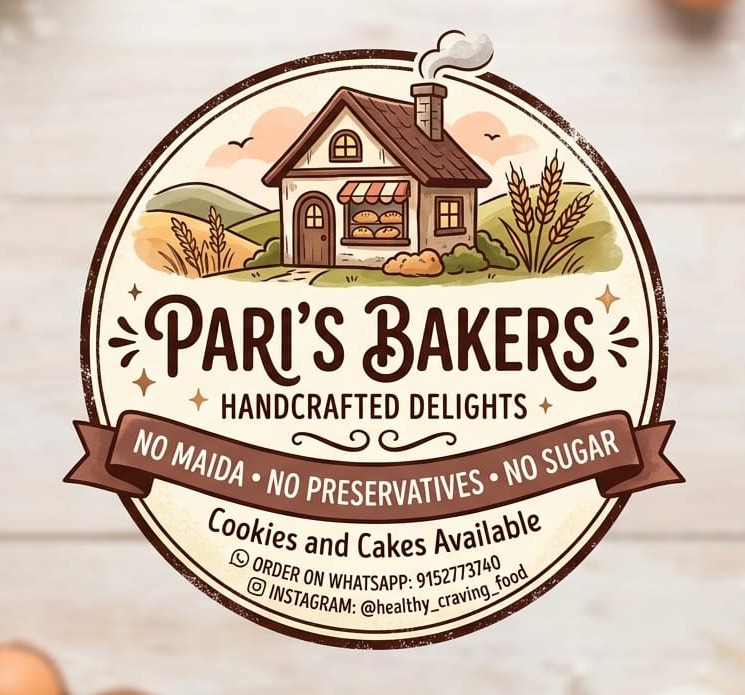 Pari's Bakers logo and brand promise